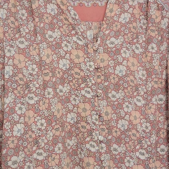 Cynthia Rowley Floral Button Up Blouse - Picture 4 of 12